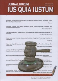 Image of JURNAL HUKUM IUS QUIA IUSTUM VOL 28 NO 1 2021