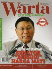Image of WARTA PERUNDANG-UNDANGAN EDISI 174 (30 JUNI - 06 JULI 2013)