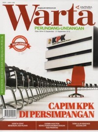 Image of WARTA PERUNDANG-UNDANGAN EDISI 184 (15 SEPTEMBER - 21 SEPTEMBER 2015)