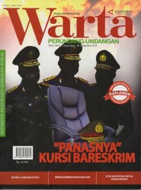 Image of WARTA PERUNDANG-UNDANGAN EDISI 185 (22 SEPTEMBER - 28 SEPTEMBER 2015)