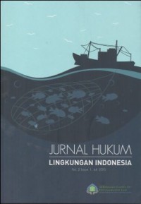 Image of JURNAL HUKUM: LINGKUNGAN INDONESIA Vol.2, Issue 1