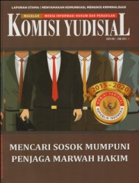 Image of KOMISI YUDISIAL: MAJALAH MEDIA INFORMASI HUKUM DAN PERADILAN (EDISI MEI- JUNI 2015)