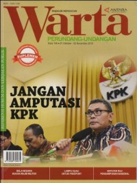 Image of WARTA PERUNDANG-UNDANGAN EDISI 190 (27 OKTOBER - 2 NOVEMBER 2015)