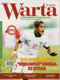 Image of WARTA PERUNDANG-UNDANGAN EDISI 191 (3 NOVEMBER - 9 NOVEMBER 2015)