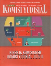 Image of KOMISI YUDISIAL: MAJALAH MEDIA INFORMASI HUKUM DAN PERADILAN EDISI NOVEMBER- DESEMBER 2015