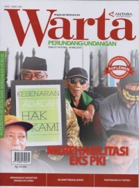 Image of WARTA PERUNDANG-UNDANGAN EDISI 217 (03 MEI- 09 MEI 2016)