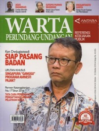 Image of WARTA PERUNDANG-UNDANGAN EDISI 238 (4 OKTOBER -10 OKTOBER 2016)