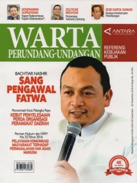 Image of WARTA PERUNDANG-UNDANGAN EDISI 249 (20 DESEMBER - 26 DESEMBER 2016)