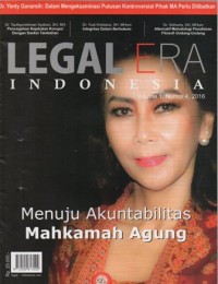 Image of LEGAL INDONESIA NO. 4 VOL.1 2016