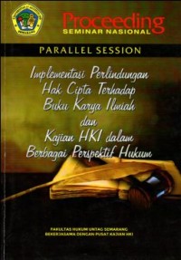 PROCEEDING SEMINAR NASIONAL PARALLEL SESSION 