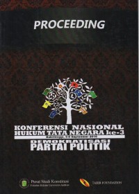 PROCEEDING KONFERENSI NASIONAL HUKUM TATA NEGARA KE 3 