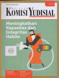 Image of MAJALAH KOMISI YUDISIAL: MEDIA INFORMASI HUKUM PERADILAN: JULI-SEPTEMBER 2019