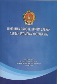 HIMPUNAN PRODUK HUKUM DAERAH ISTIMEWA YOGYAKARTA