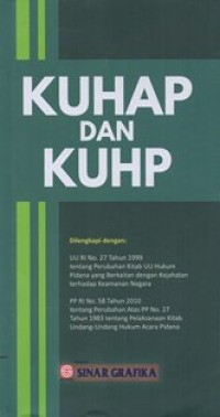 KUHAP dan KUHP