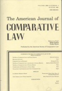 Image of The American Journal of Comparative Law Vol 69, No.4  Tahun 2021