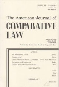 Image of The American Journal of Comparative Law Vol.LXX, No.2 Tahun 2022
