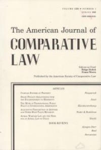 The American Journal of Comparative Law Vol.LXXI, No.1  Tahun 2023