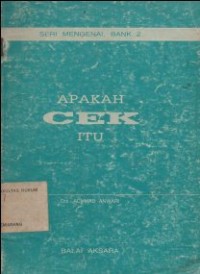 Image of APAKAH CEK ITU