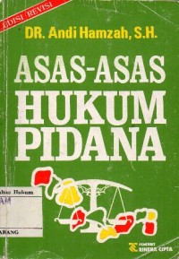 Image of ASAS - ASAS HUKUM PIDANA