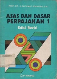 Image of ASAS DAN DASAR PERPAJAKAN 1