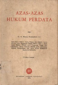 Image of AZAS-AZAS- HUKUM PERDATA
