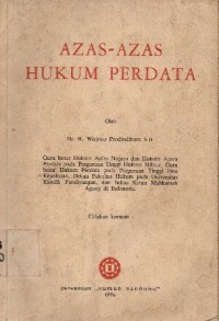 AZAS-AZAS- HUKUM PERDATA