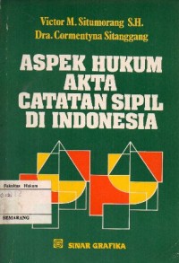 Image of ASPEK HUKUM CATATAN SIPIL INDONESIA