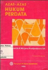 Image of AZAS AZAS HUKUM PERDATA