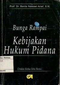 Image of BUNGA RAMPAI KEBIJAKAN HUKUM PIDANA