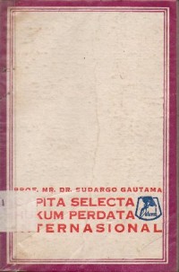 Image of CAPITA SELECTA HUKUM PERDATA  INTERNASIONAL