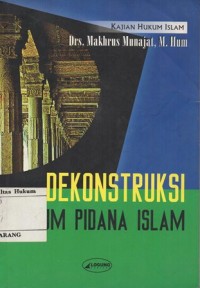 Image of DEKONTRUKSI HUKUM PIDANA ISLAM