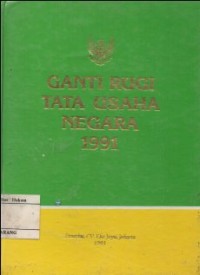 Image of GANTI RUGI TATA USAHA NEGARA 1991