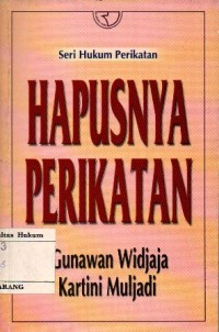 Image of HAPUSNYA PERIKATAN : SERI HUKUM PERIKATAN