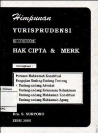 HIMPUNAN YURISPRUDENSI HUKUM HAK CIPTA & MERK