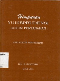 Image of HIMPUNAN YURISPRUDENSI HUKUM PERTANAHAN