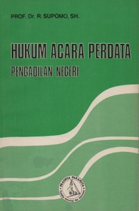 HUKUM ACARA PERDATA PENGADILAN NEGERI