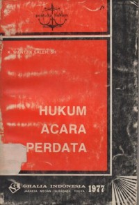 Image of HUKUM ACARA PERDATA