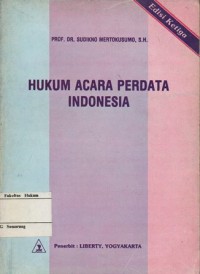 Image of HUKUM ACARA PERDATA INDONESIA
