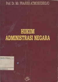 Image of HUKUM ADMINISTRASI NEGARA