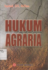 Image of HUKUM AGRARIA