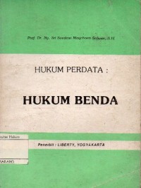 Image of HUKUM PERDATA : HUKUM BENDA
