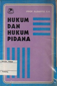 Image of HUKUM DAN HUKUM PIDANA