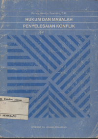 Image of HUKUM DAN MASALAH PENYELESAIAN KONFLIK