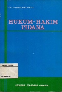 Image of HUKUM HAKIM PIDANA