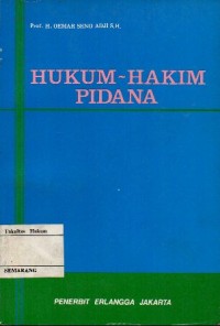 HUKUM HAKIM PIDANA