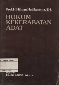 Image of HUKUM KEKERABATAN ADAT