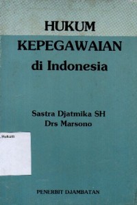 HUKUM KEPEGAWAIAN DI INDONESIA