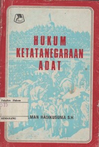 Image of HUKUM KETATANEGARAAN ADAT