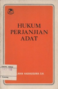 Image of HUKUM PERJANJIAN ADAT