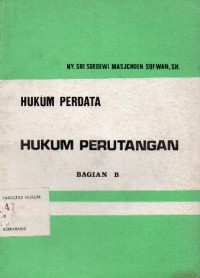 Image of HUKUM PERDATA : HUKUM PERUTANGAN BAGIAN B